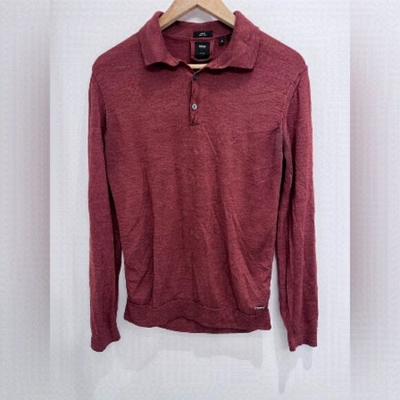 Sweaters - HUGO Boss slim fit wool silk blend size large